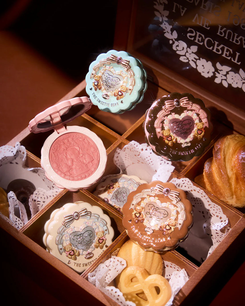 The Sweetie Bear Silk Satin Blush