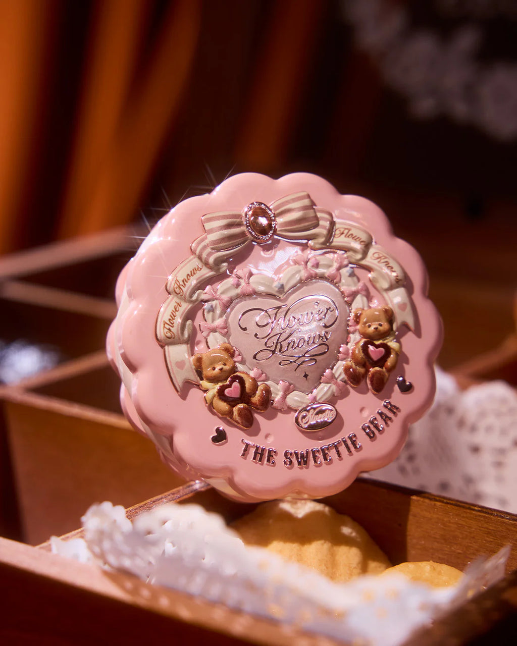 The Sweetie Bear Silk Satin Blush