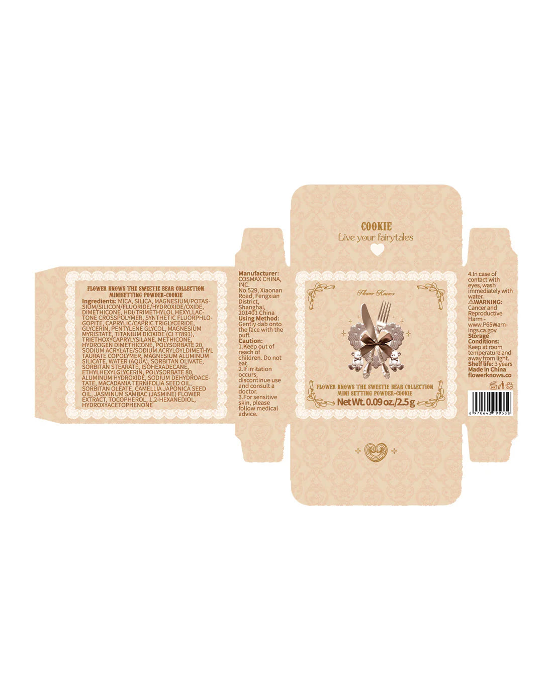 The Sweetie Bear Mini Setting Powder