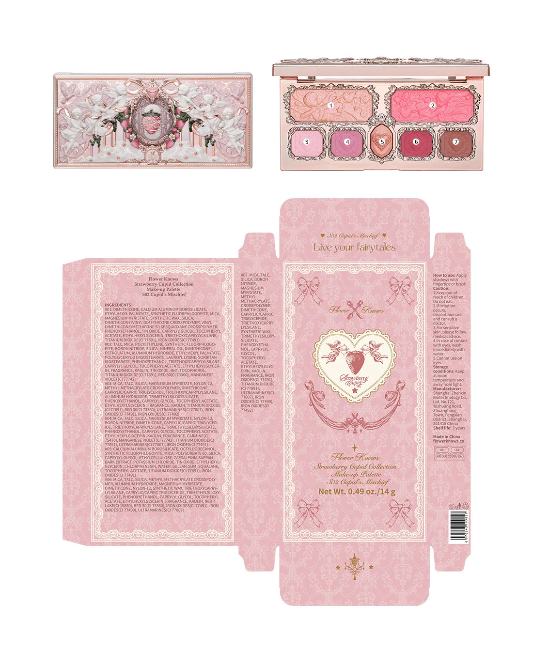 Strawberry Cupid Makeup Palette