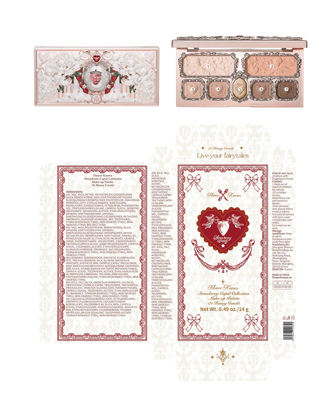 Strawberry Cupid Makeup Palette