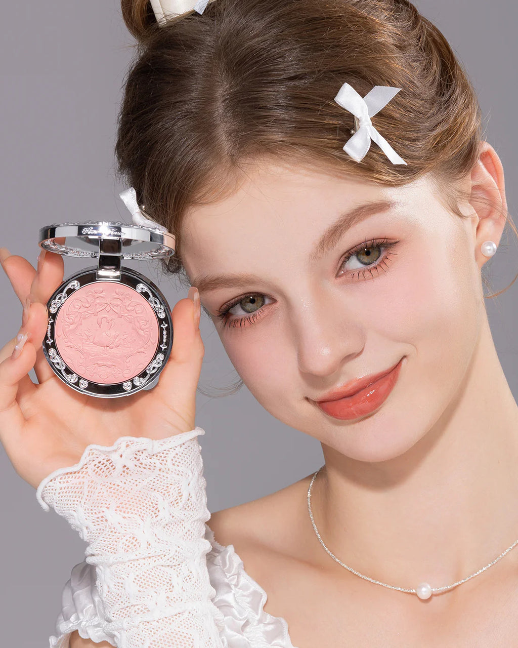 Swan Ballet Embossed Blush