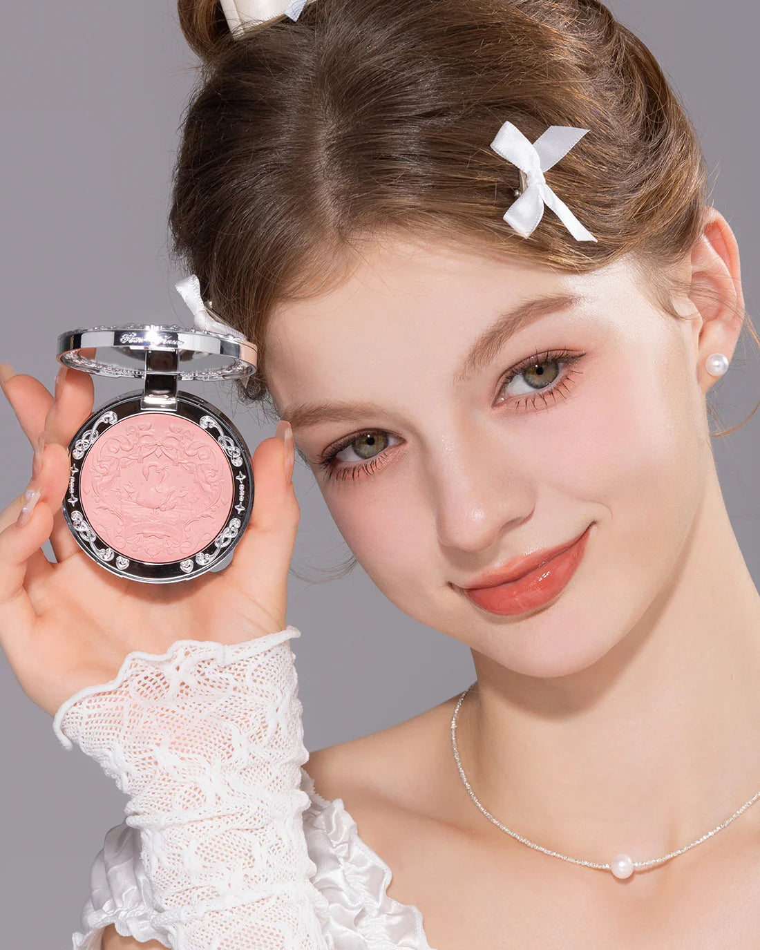 Swan Ballet Embossed Blush