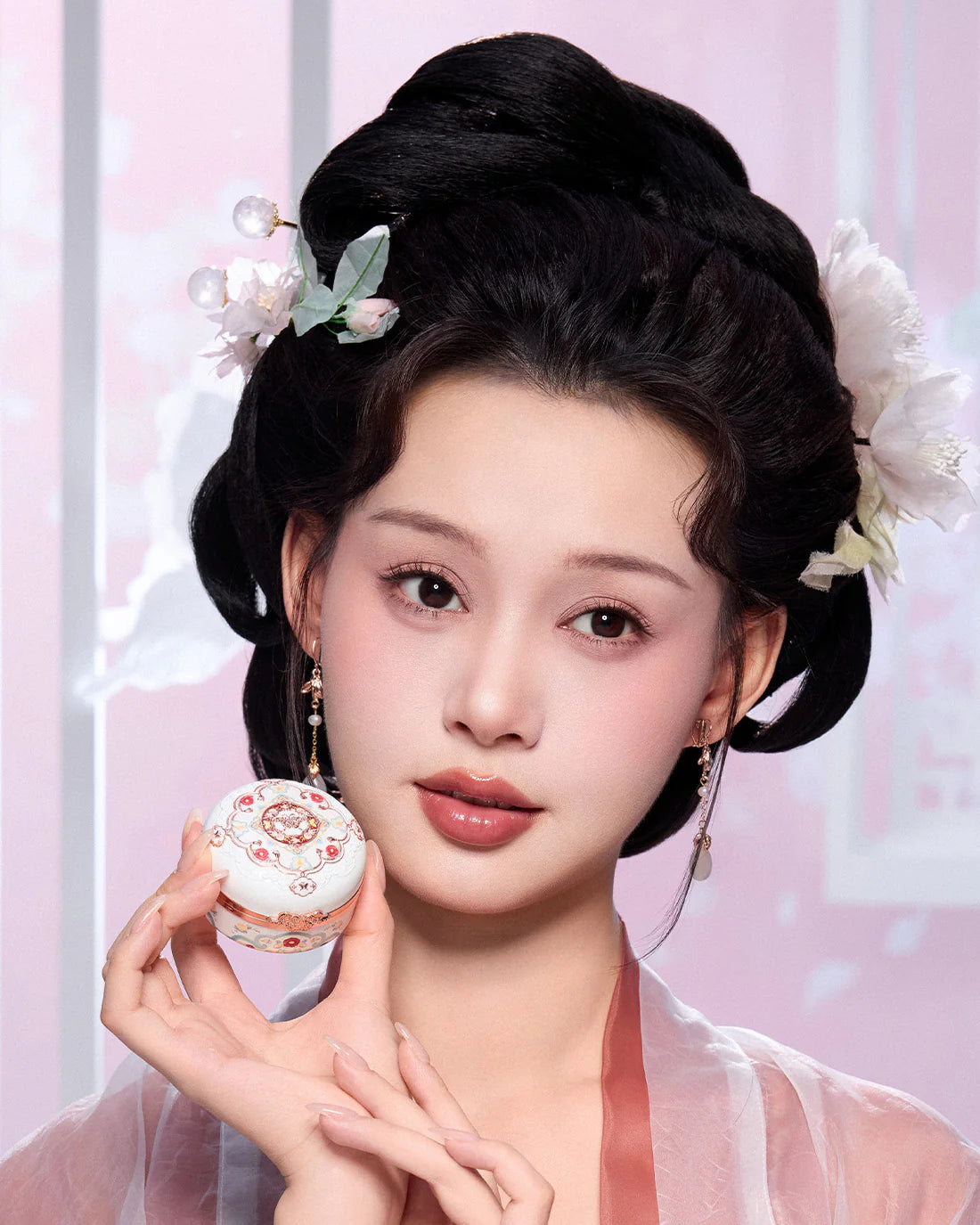 Butterfly Cloud Collar Rouge Box Highlighting & Blush Duo Powder